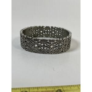 Stainless Steel Hinged Clamp Bracelet
